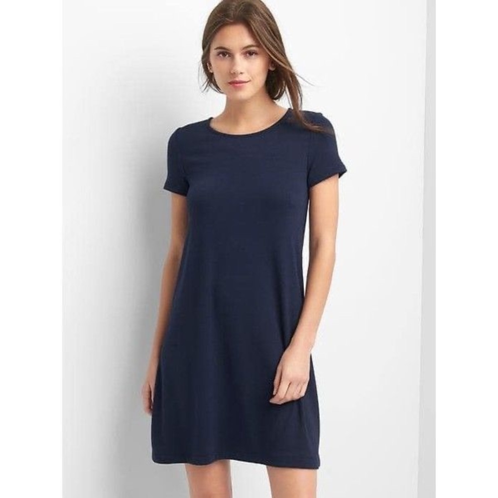 GAP navy Blue Short Sleeve T shirt dress size medium